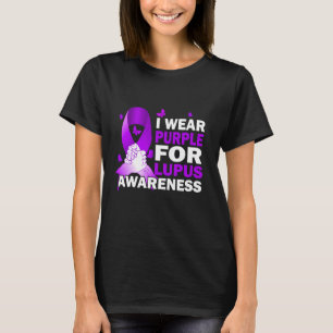 Camiseta Eu Visto Roxo Para A Consciência Do Lupus