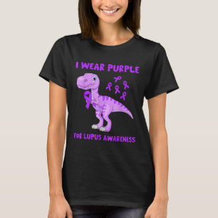 Camiseta Eu Visto Roxo Para A Consciência Do Lupus Crianças