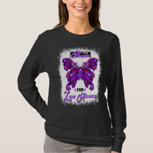 Camiseta Eu Visto Roxo Para A Consciência Do Lúpus Fita De
