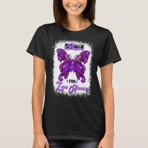 Camiseta Eu Visto Roxo Para A Consciência Do Lúpus Fita De 