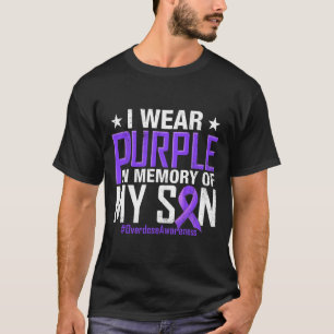 Camiseta Eu Visto Roxo Para A Consciência Do Meu Filho Sobr