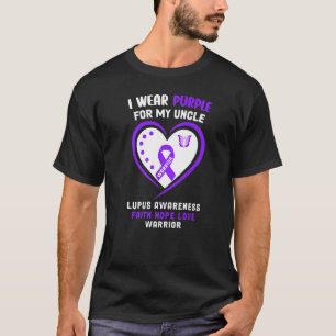 Camiseta Eu Visto Roxo Para A Consciência Do Meu Tio Lupus