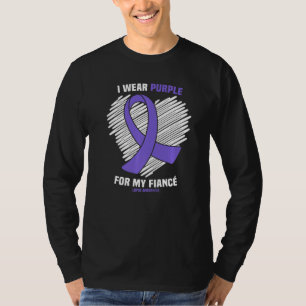 Camiseta Eu Visto Roxo Para A Minha Consciência Do Lupus De