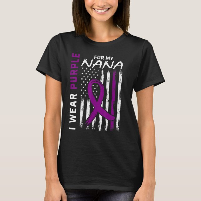 Camiseta Eu Visto Roxo Para A Minha Consciência Nana Epilep (Frente)