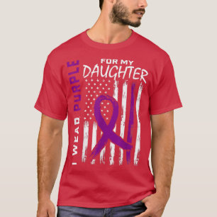 Camiseta Eu Visto Roxo Para A Minha Filha Conhecer O Lupus