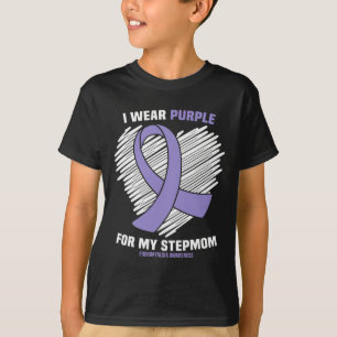 Camiseta Eu Visto Roxo Para A Minha Mãe Da Fibromialgia Awa