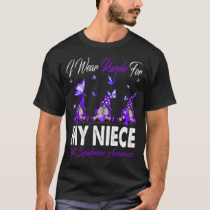 Camiseta Eu Visto Roxo Para A Sensibilização Da MINHA NÉU S