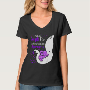 Camiseta Eu Visto Roxo Para A Sensibilização De Chiari