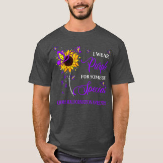 Camiseta Eu Visto Roxo Para A Sensibilização De Chiari Su