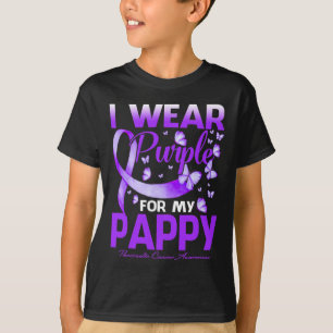 Camiseta Eu Visto Roxo Para Meu Conhecimento De Câncer de p