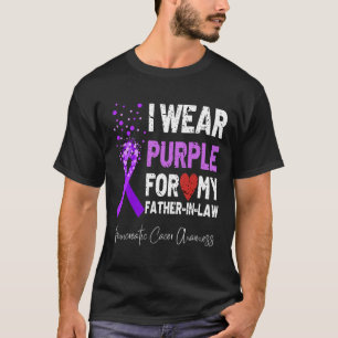 Camiseta Eu Visto Roxo Para Meu Pai-Em-Direito, Raça Pancre