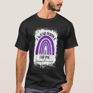 Camiseta Eu Visto Roxo Para Mim Consciência do Arco-Íris