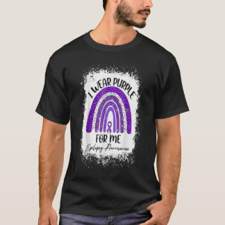 Camiseta Eu Visto Roxo Para Mim Consciência do Arco-Íris