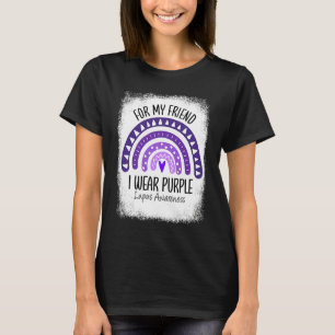 Camiseta Eu Visto Roxo Para Minha Amiga Consciencialização