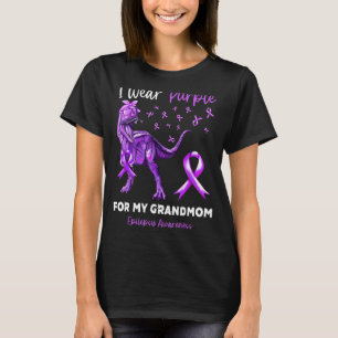 Camiseta Eu Visto Roxo Para Minha Avó Epilepsia Sensibiliza