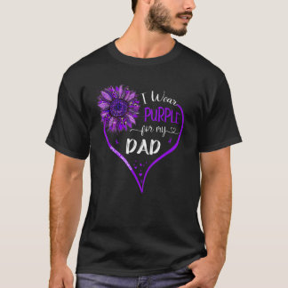 Camiseta Eu Visto Roxo Para Minha Consciência Epilepsia Pai