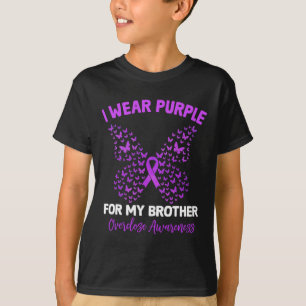 Camiseta Eu Visto Roxo Para Minha Consciência Irmão Sobre S