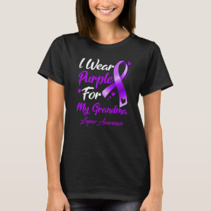 Camiseta Eu Visto Roxo Para Minha Consciência Sobre O Lupus
