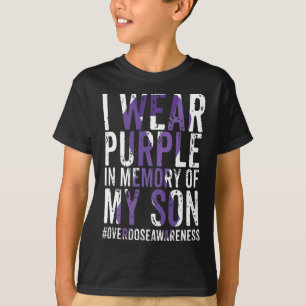 Camiseta Eu Visto Roxo Para Minha Fita De Sensibilização Po