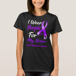 Camiseta Eu Visto Roxo Para Minha IRMÃ Chiari Malformation 