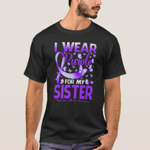 Camiseta Eu Visto Roxo Para Minha Irmã Prematura Nascimento