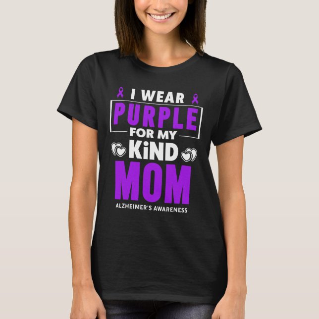 Camiseta Eu Visto Roxo Para Minha Mãe Heimerheimer Sensibil (Frente)