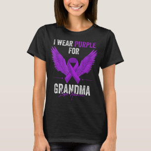 Camiseta Eu Visto Roxo Para O Mês De Consciência Da Minha A