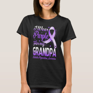 Camiseta Eu Visto Roxo Para O Meu Avô Retinitiosa Pigmentos