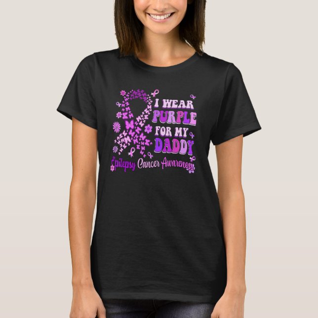 Camiseta Eu Visto Roxo Para O Meu Dia De Consciência Da Epi (Frente)