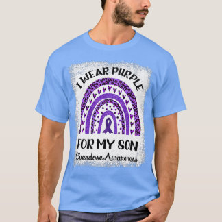Camiseta Eu Visto Roxo Para O Meu Filho, Retrato De Sensibi