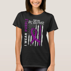 Camiseta Eu Visto Roxo Para O Meu Grande Irmão Epilepsia Aw