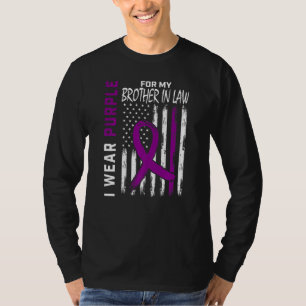 Camiseta Eu Visto Roxo Para O Meu Irmão Com Conhecimento De