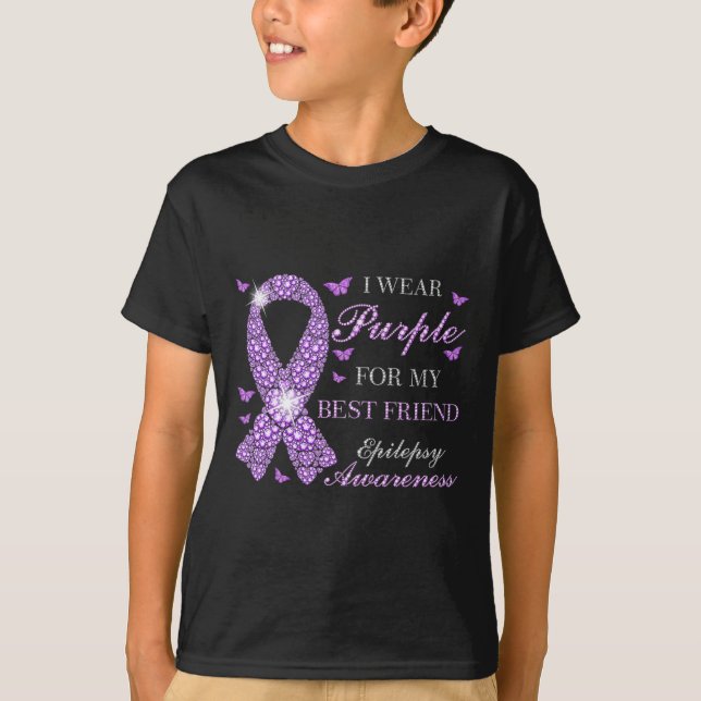Camiseta Eu Visto Roxo Para O Meu Melhor Amigo Awarenes Epi (Frente)
