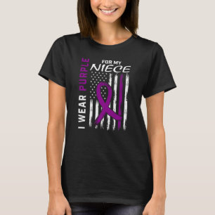Camiseta Eu Visto Roxo Para O Meu Nono Epilepsy Amer