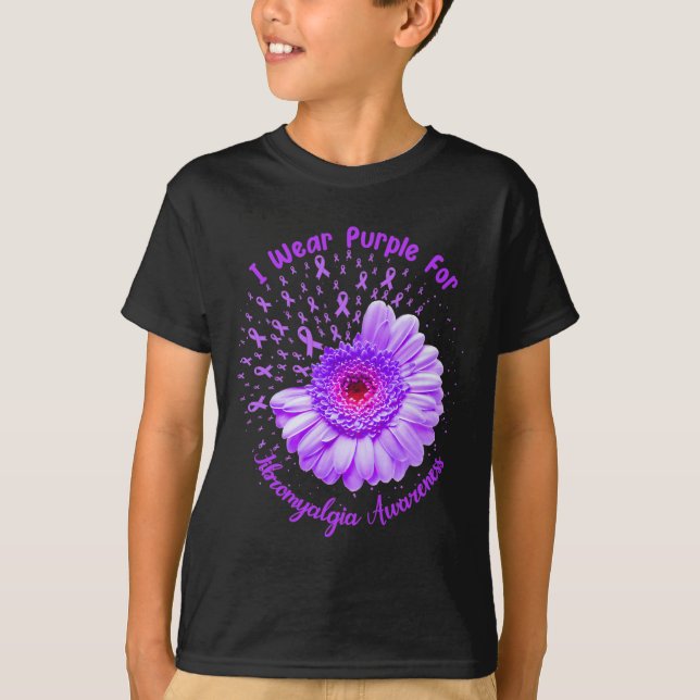 Camiseta Eu Visto Roxo Para Sobrevivência Da Consciência Da (Frente)
