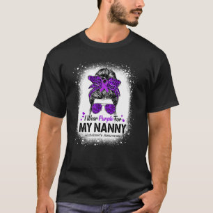 Camiseta Eu Visto Roxo pela babá Mensy Bun Alzheimer's Awar