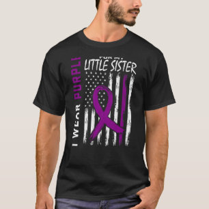 Camiseta Eu Visto Roxo Pela Minha Irmã Epilepsia Awaren