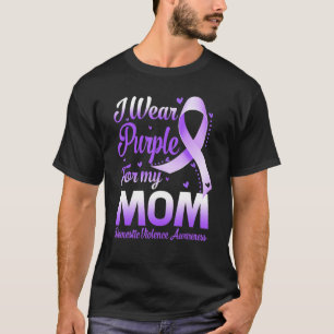 Camiseta Eu Visto Roxo Pela Minha Mãe Violência Doméstica A