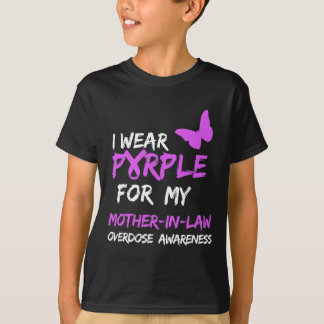 Camiseta Eu Visto Roxo Pela Minha Sobredosagem De Mãe-De-Le