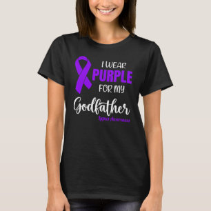 Camiseta Eu Visto Roxo Pelo Meu Padrinho para a Consciência