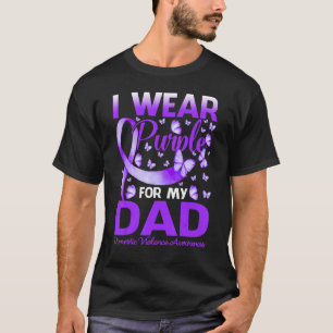 Camiseta Eu Visto Roxo Pelo Meu Pai De Awarene Pela Violênc
