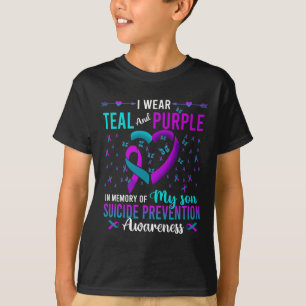 Camiseta Eu Visto Roxo Teto Para O Meu Filho Prevenção Suic