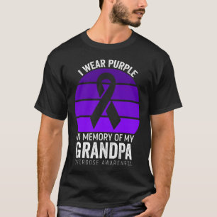 Camiseta Eu Visto Sobredosagem Roxa Sensibilização Roxo Fit