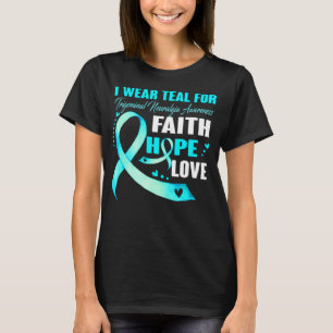Camiseta Eu Visto Teal Para A Consciência da NEURALGIA TRIG