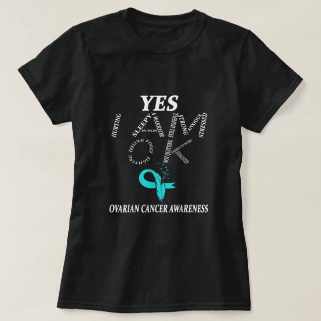 Camiseta Eu Visto Teal Para O Guerreiro Da Consciência Do C (Frente do Design)