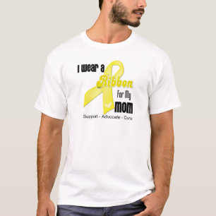 Camiseta Eu Visto uma fita para a minha mãe - Sarcoma
