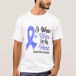 Camiseta Eu visto uma fita para meu herói - cancer de
