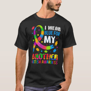Camiseta Eu Visto Uma Incrível Roupa Azul Para Apoiar O Meu