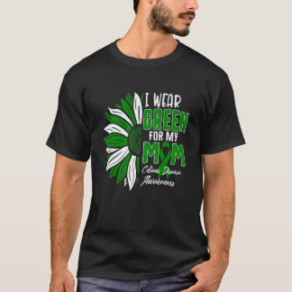 Camiseta Eu Visto Verde Para A Consciência Da Doença Da Min