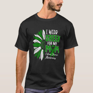 Camiseta Eu Visto Verde Para A Consciência Da Doença Da Min